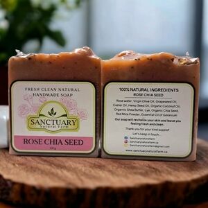 Rose Chia Seed Soap